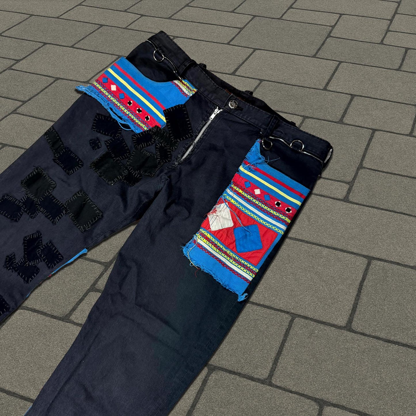 SS03 Undercover Ethnic Scab Pants