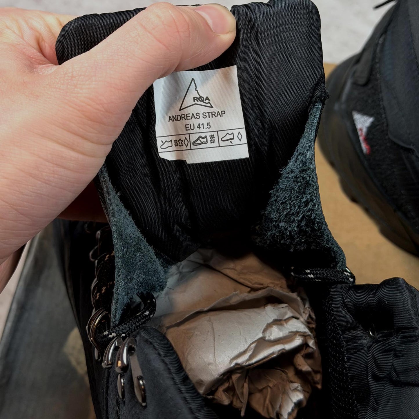 ROA Black Vibram Hiking Boots