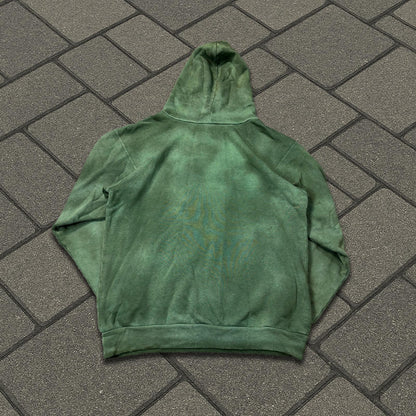 2018 Balenciaga Green Washed Whale Hoodie