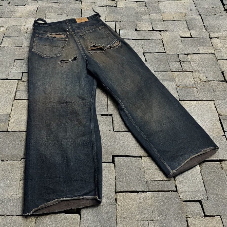 FW22 Balenciaga Mudwash Skater Denim