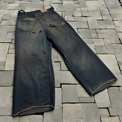 FW22 Balenciaga Mudwash Skater Denim