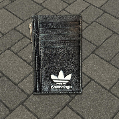 Balenciaga Adidas Trefoil Leather Cardholder