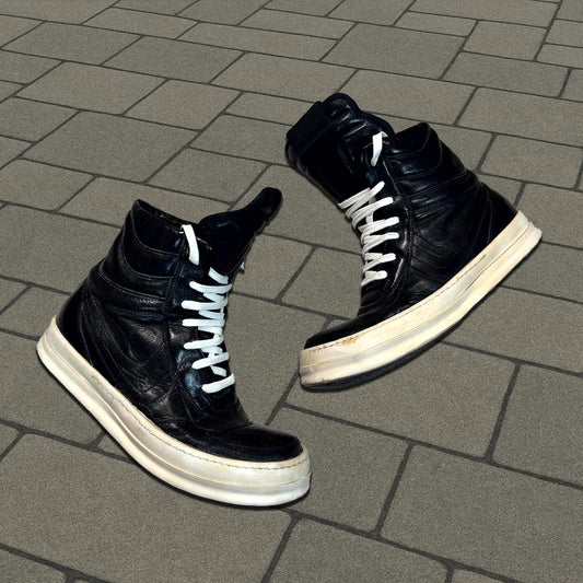 SS10 Rick Owens Black Leather ‘Release’ Dunks