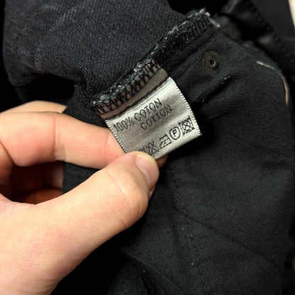AW06 Dior Homme Satin Bootcut Cummerbund Denim