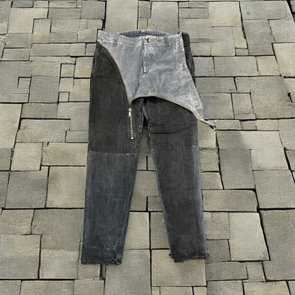FW05 Rick Owens Double Layer Aircut Denim