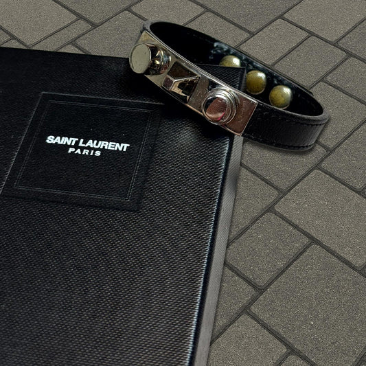 FW13 Saint Laurent Paris Studded Bracelet