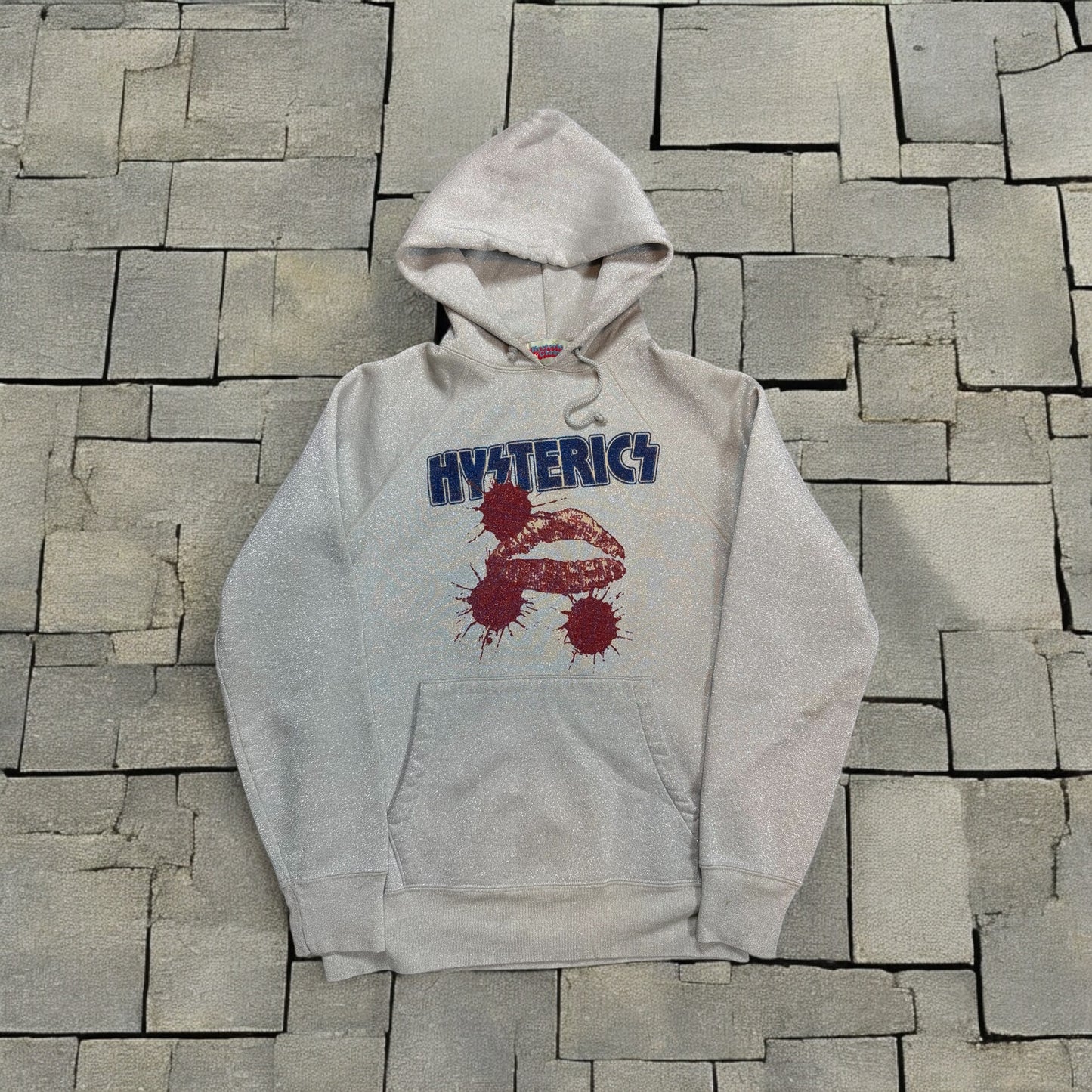Hysteric Glamour Glitter Lips Hoodie