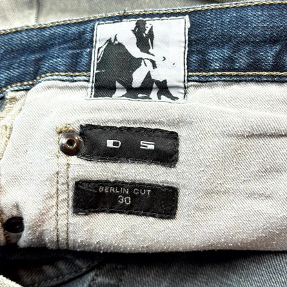 FW15 Rick Owens Mineral Pearl Berlin Cut Denim