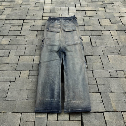 FW24 Rick Owens “Porterville” Sky Denim Double Cargo Bela’s