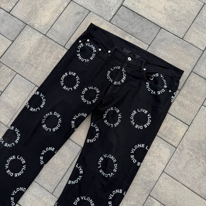Vlone Rhinestone Denim
