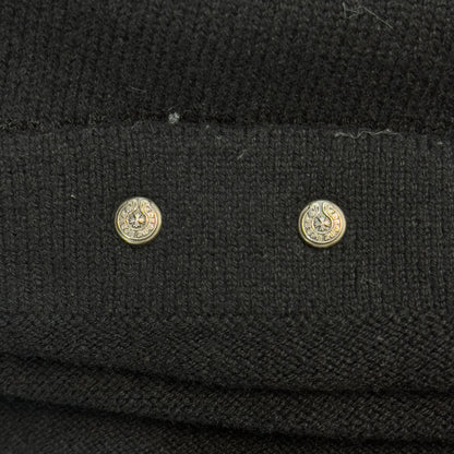 Chrome Hearts Sailin On Leather Patch Cashmere Hoodie