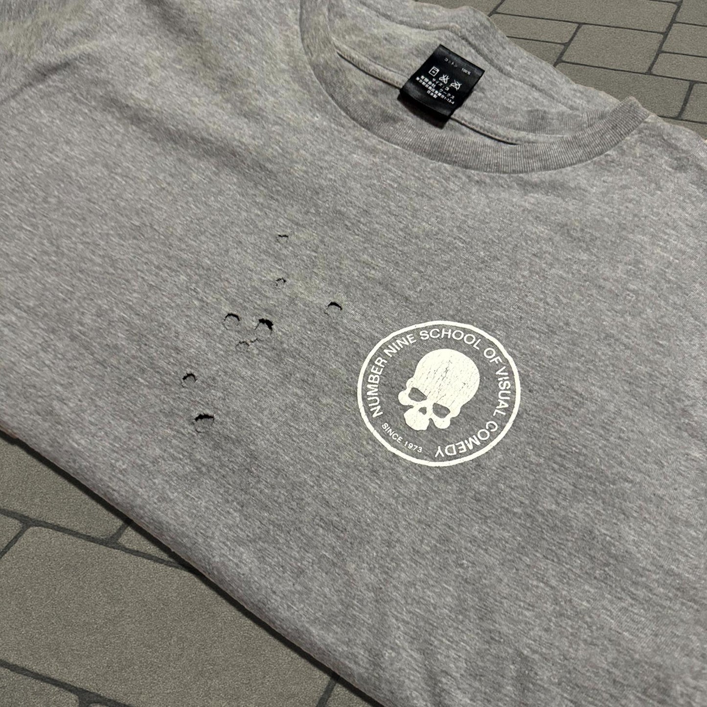 Number (N)ine Grey School Of Visual Comedy Tee