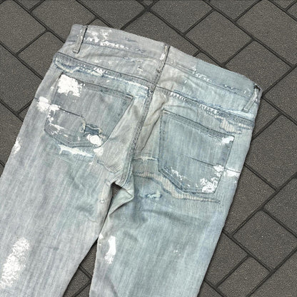 SS09 Dior Homme Paint Splatter Denim