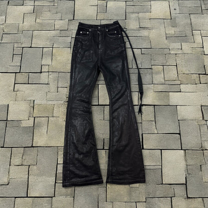 Rick Owens Waxed Bolan Denim
