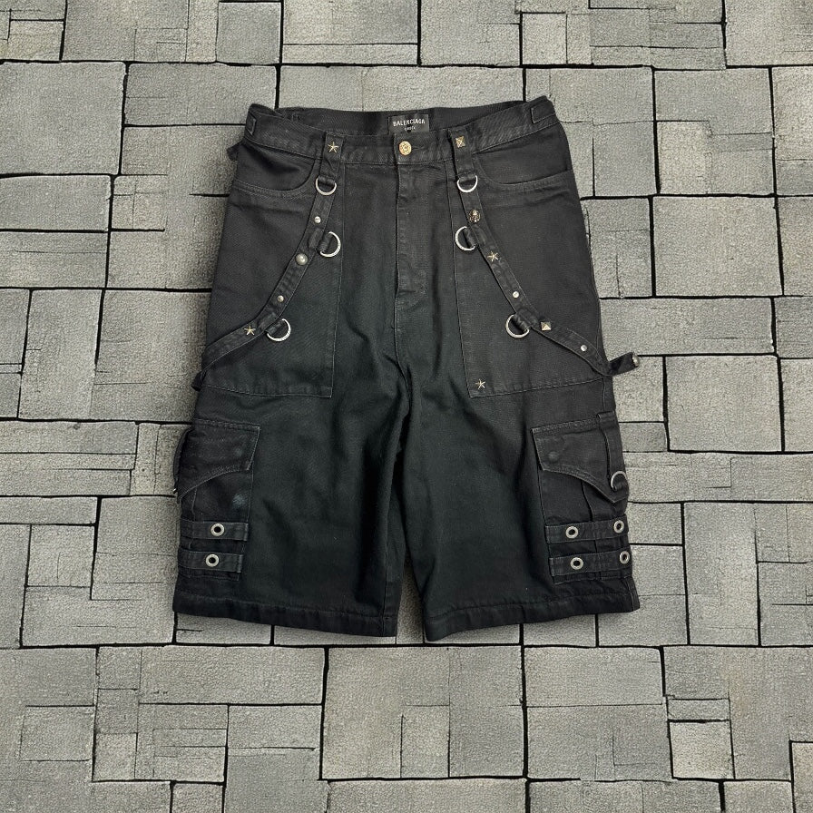 FW21 Balenciaga Pitch Black Raver Denim