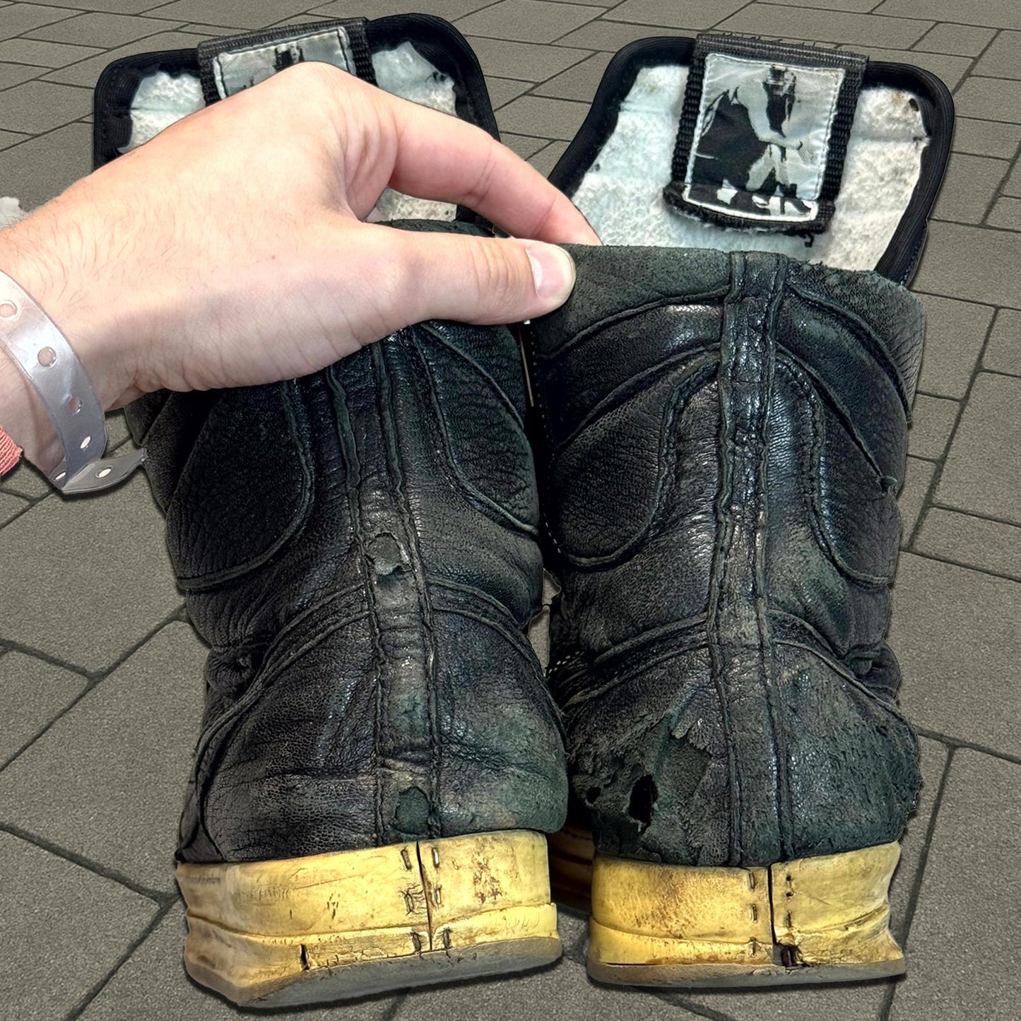 AW06 Rick Owens Pigskin Dunks