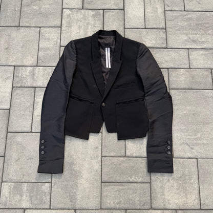 FW19 Rick Owens 'Larry' Cropped Blazer