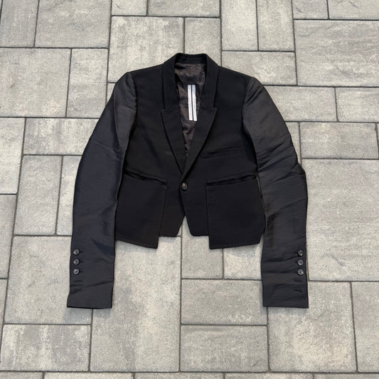 FW19 Rick Owens 'Larry' Cropped Blazer