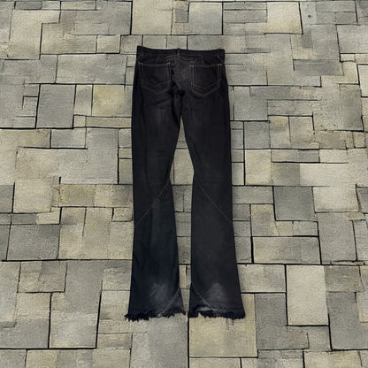 SS07 “Wishbone” Rick Owens Black Spiral Denim