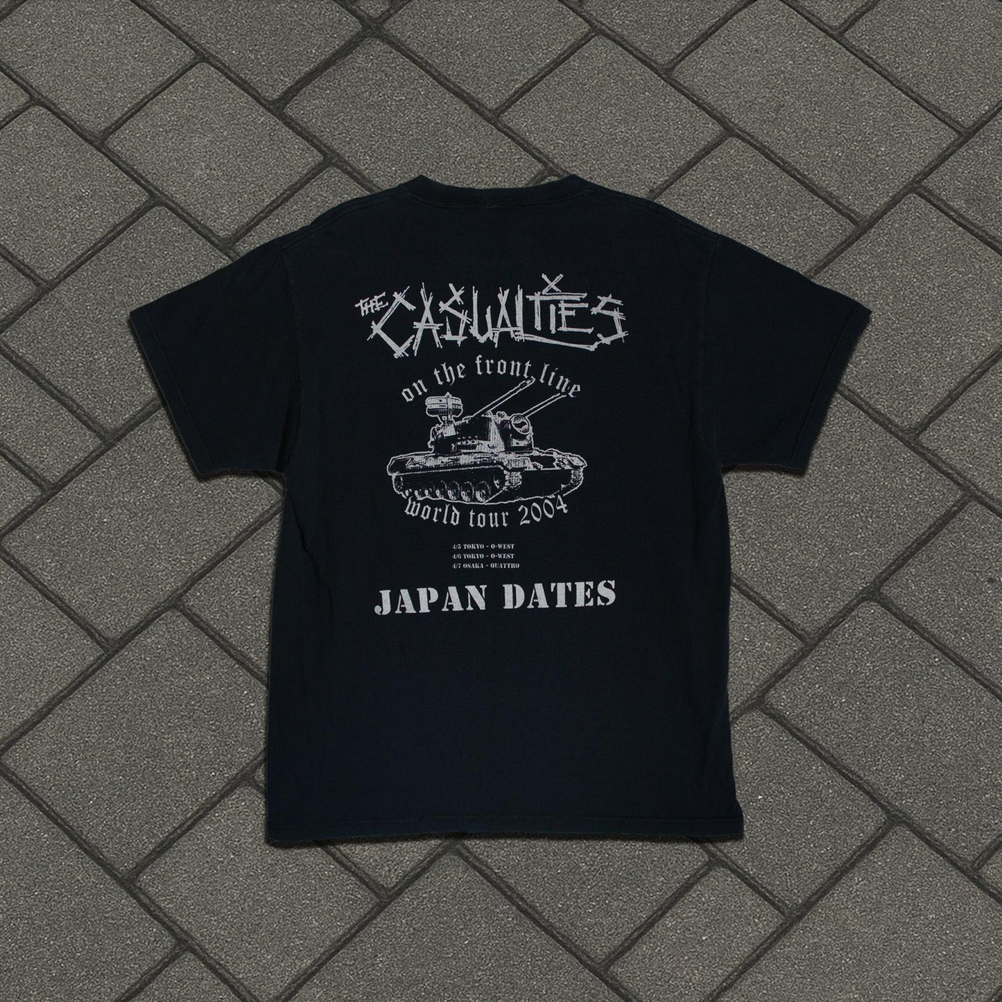 2003 The Casualties Japan Tour Tee