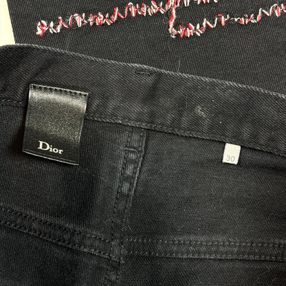 AW16 Dior Homme Red Stitch Denim