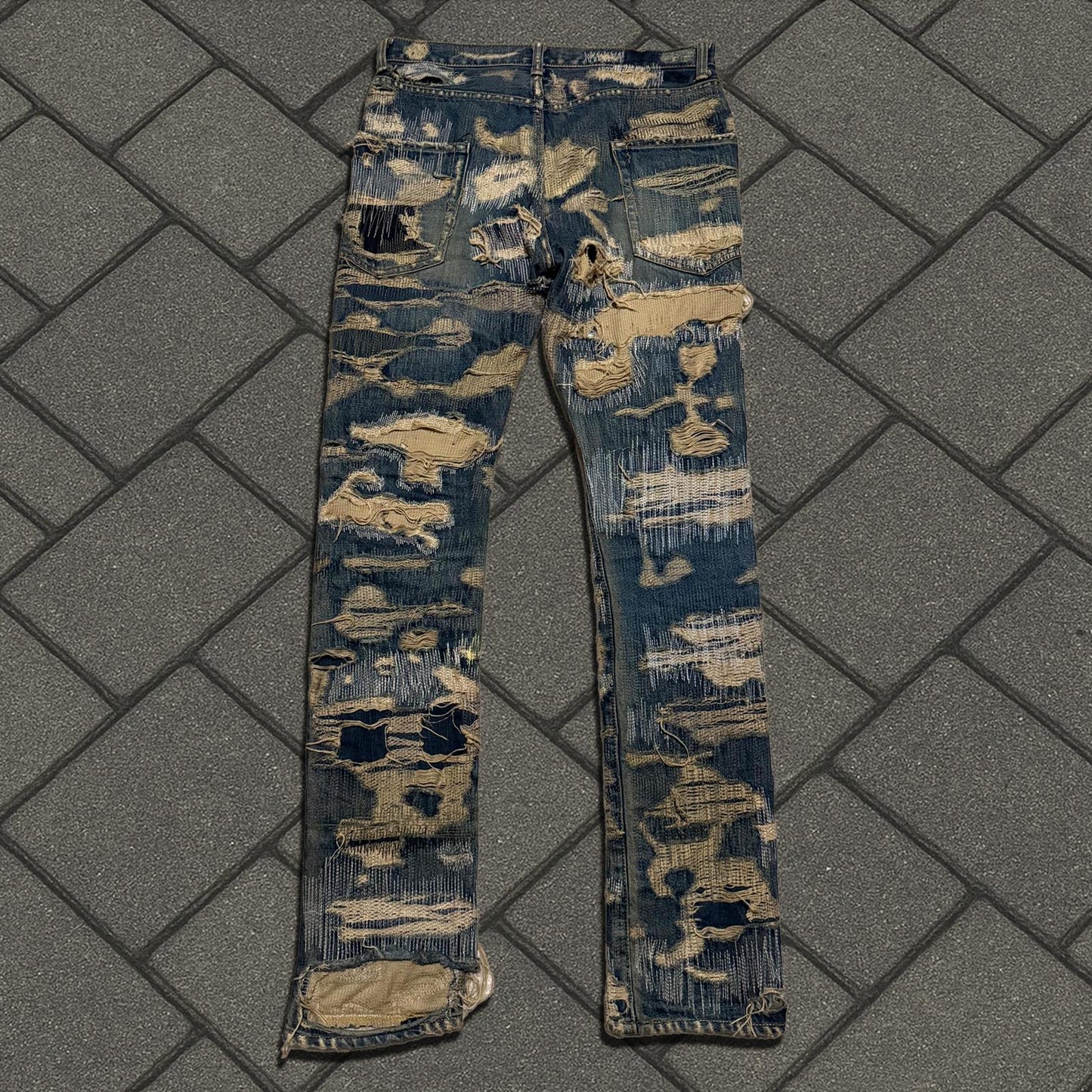 AW05 Undercover 'Arts & Crafts' Blue 85 Denim