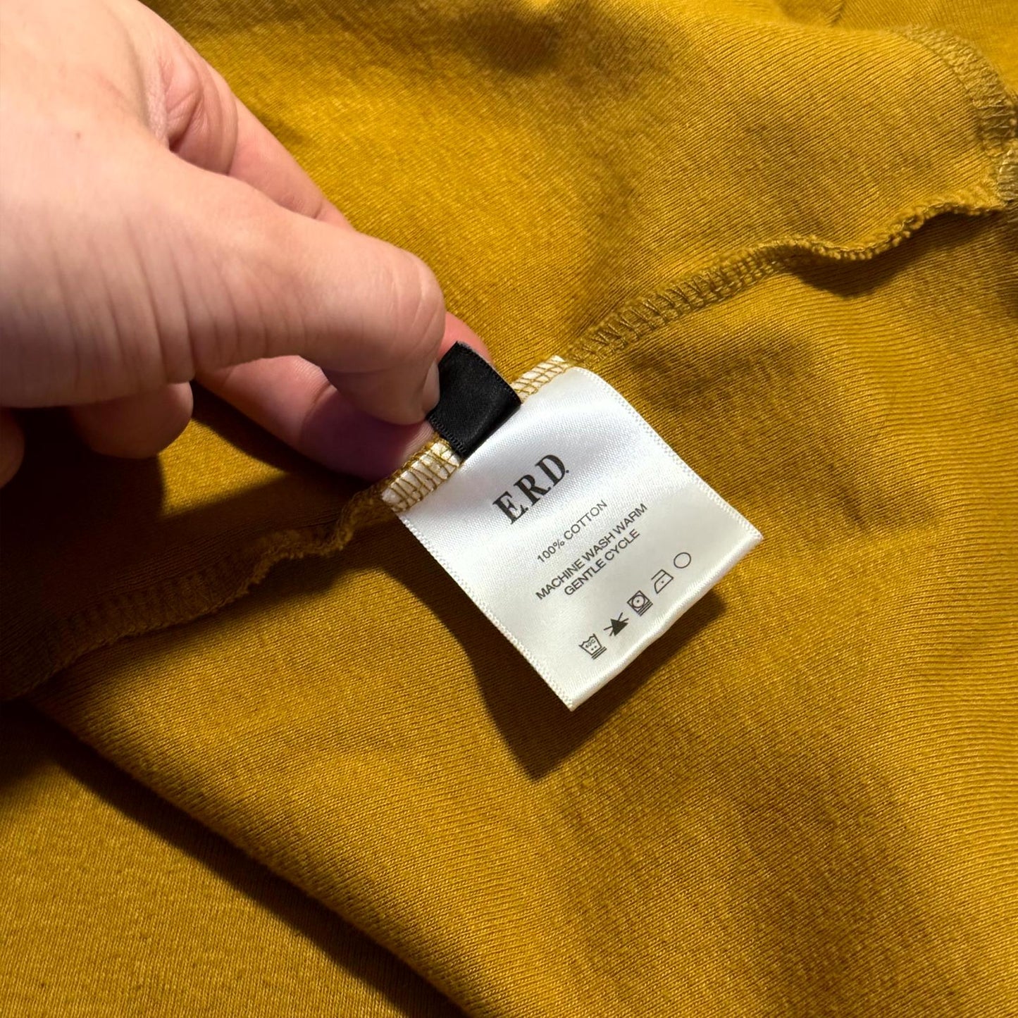 Enfants Riches Deptime 'When Love Isnt Enough' Yellow Raglan Tee Shirt