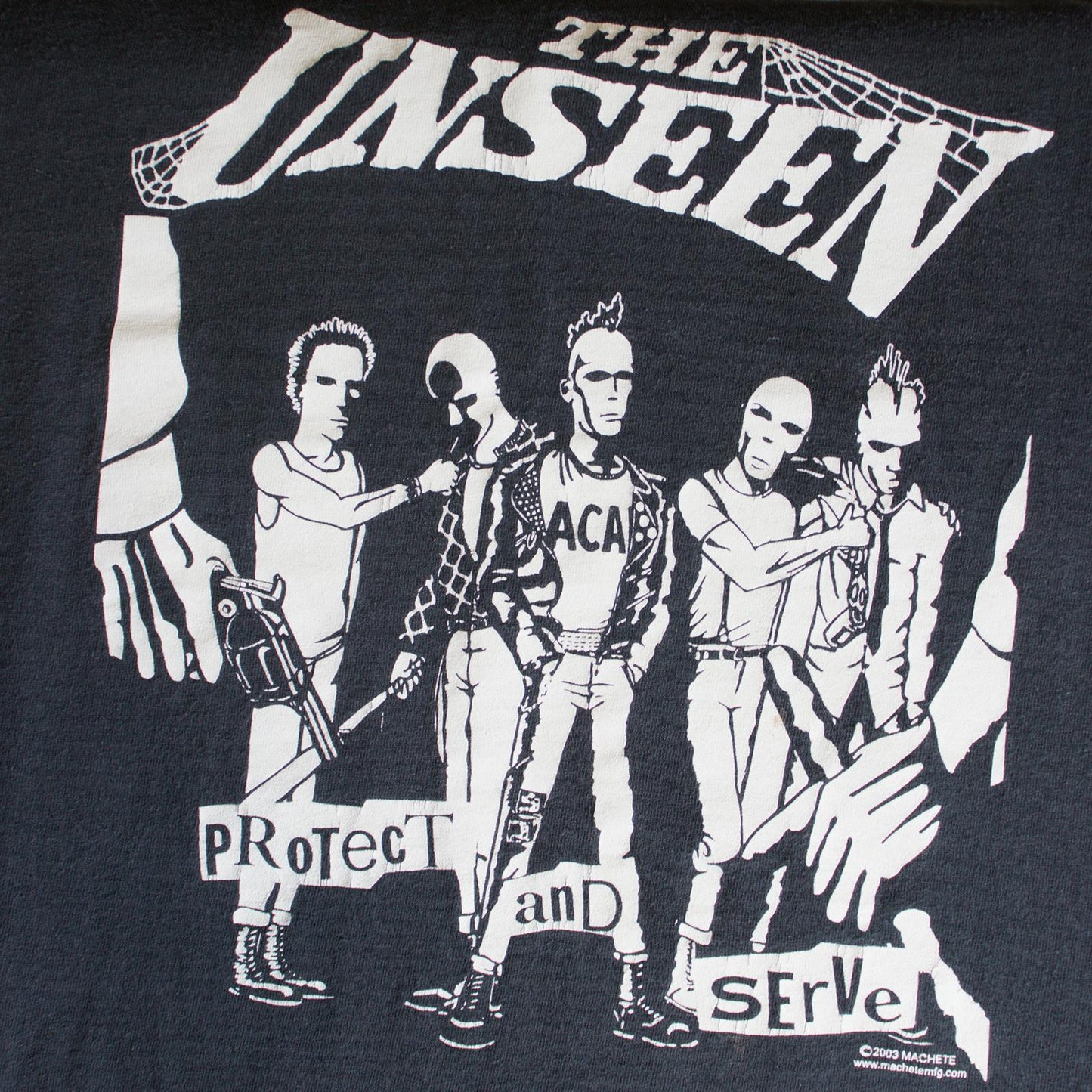2003 The Unseen Protect And Serve Tee