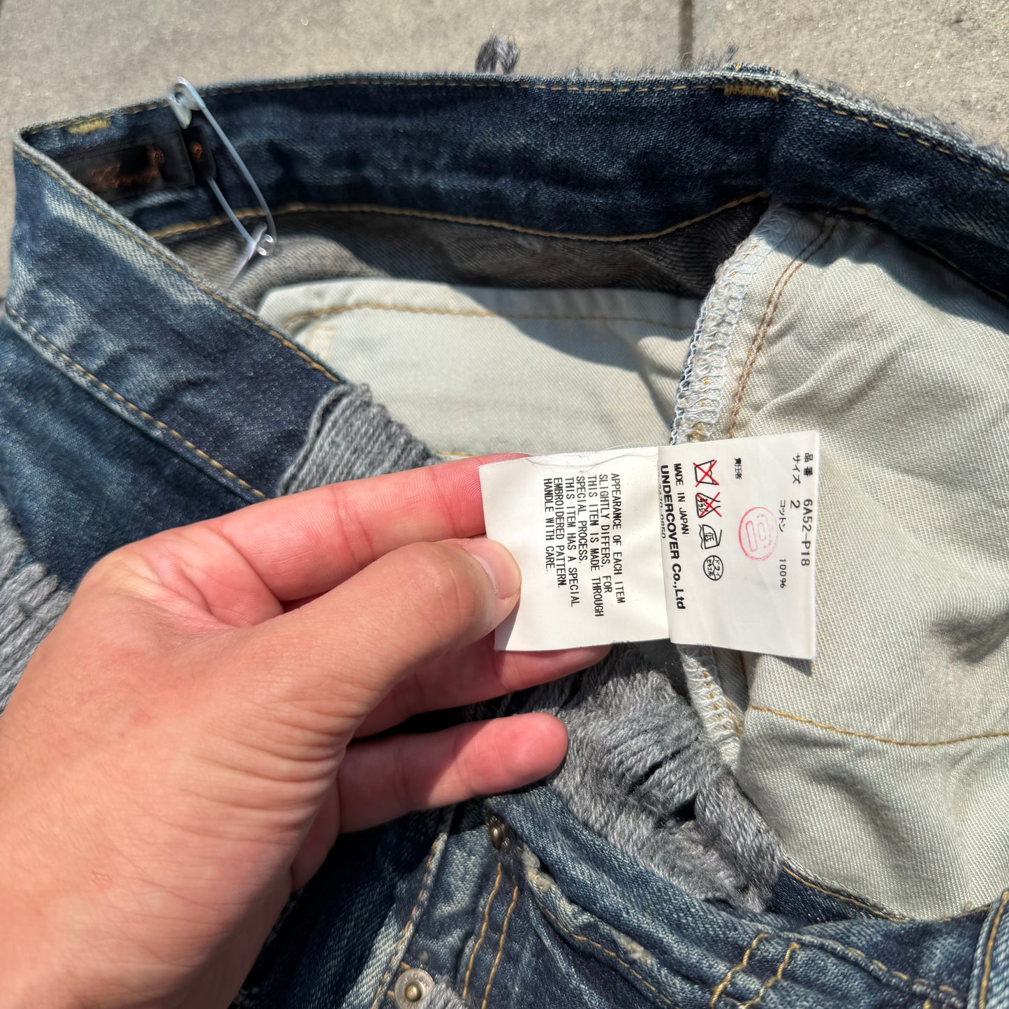 AW06 Undercover Bug Denim
