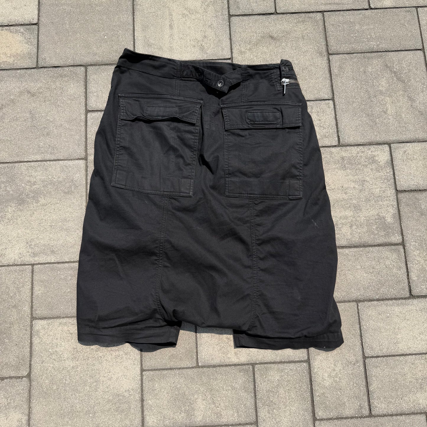 SS16 Rick Owens Corduroy Aircut Shorts