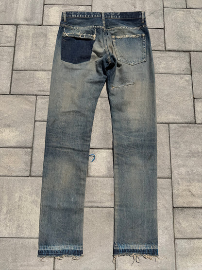 SS10 Undercover Blue Yarn 68 Denim