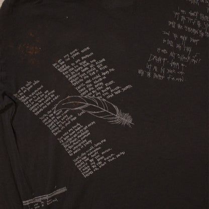 SS08 Number (N)ine ‘Birds’ Poem Mesh Hoodie