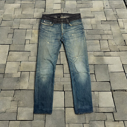 AW06 Dior Homme Cummerbund Denim