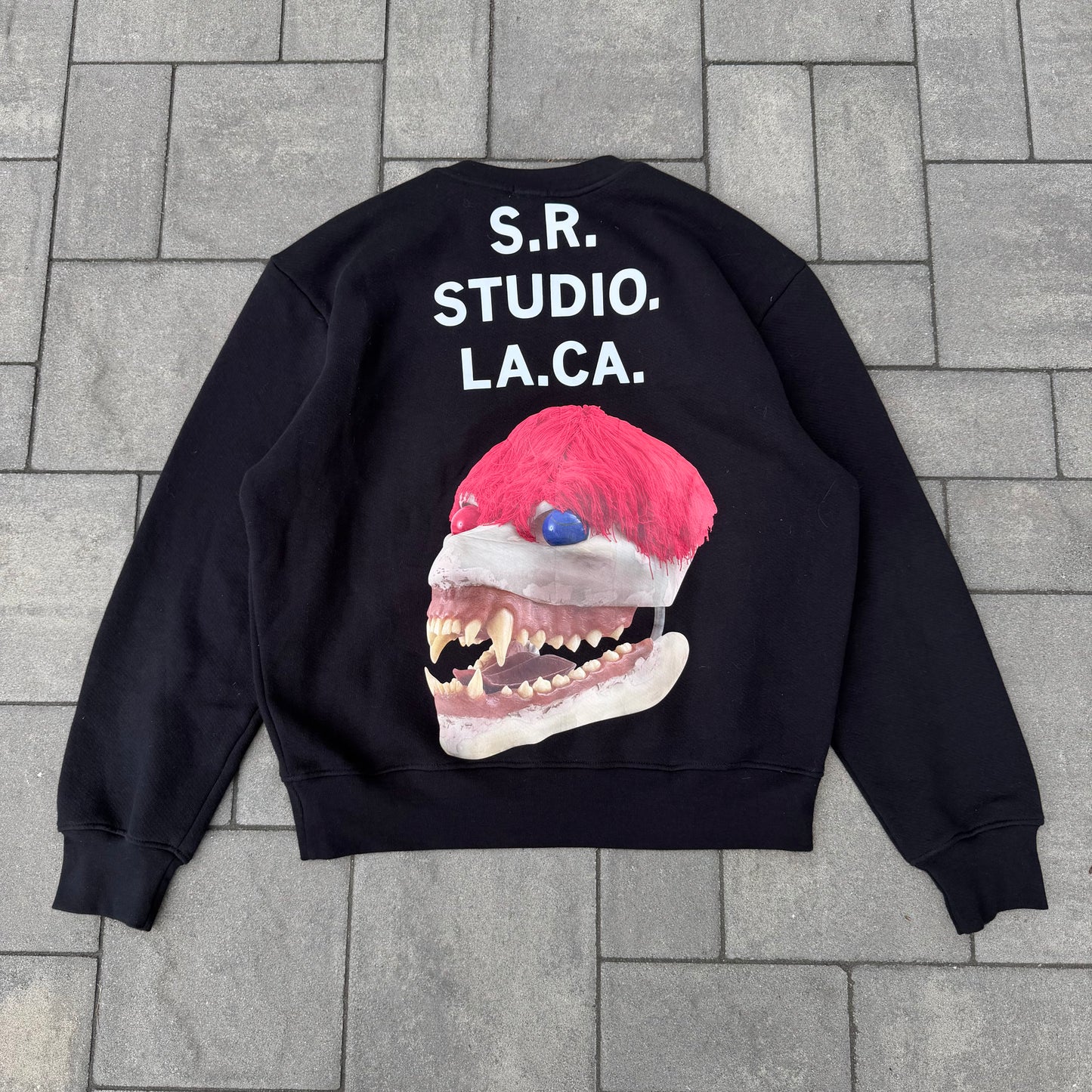 Sterling Ruby ED.50 Red Hair Skull Sweatshirt