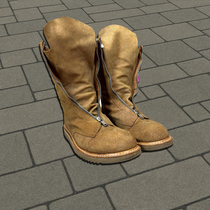 FW11 Rick Owens 'Limo' Brown Mohawk Boots