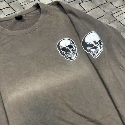 SS04 Number Nine Double Skull Crewneck