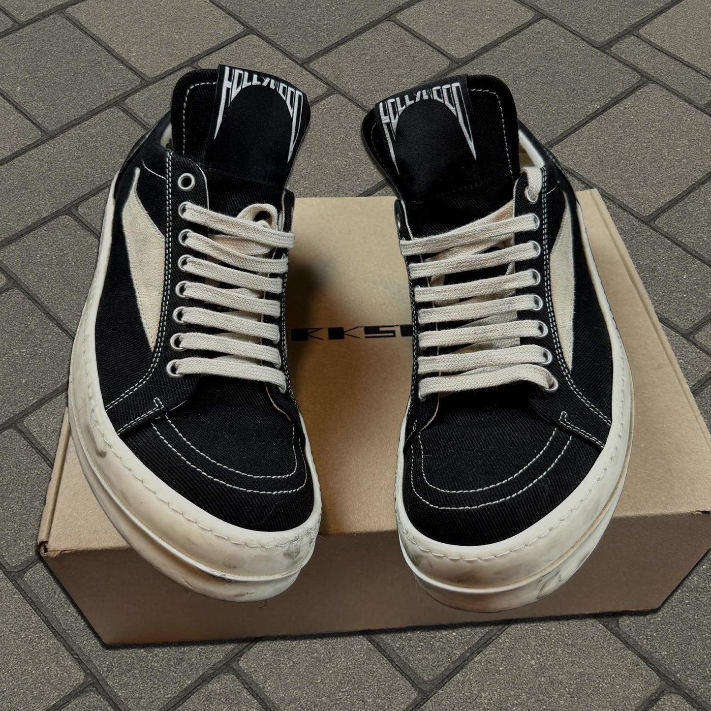SS25 Rick Owens Hollywood Vans