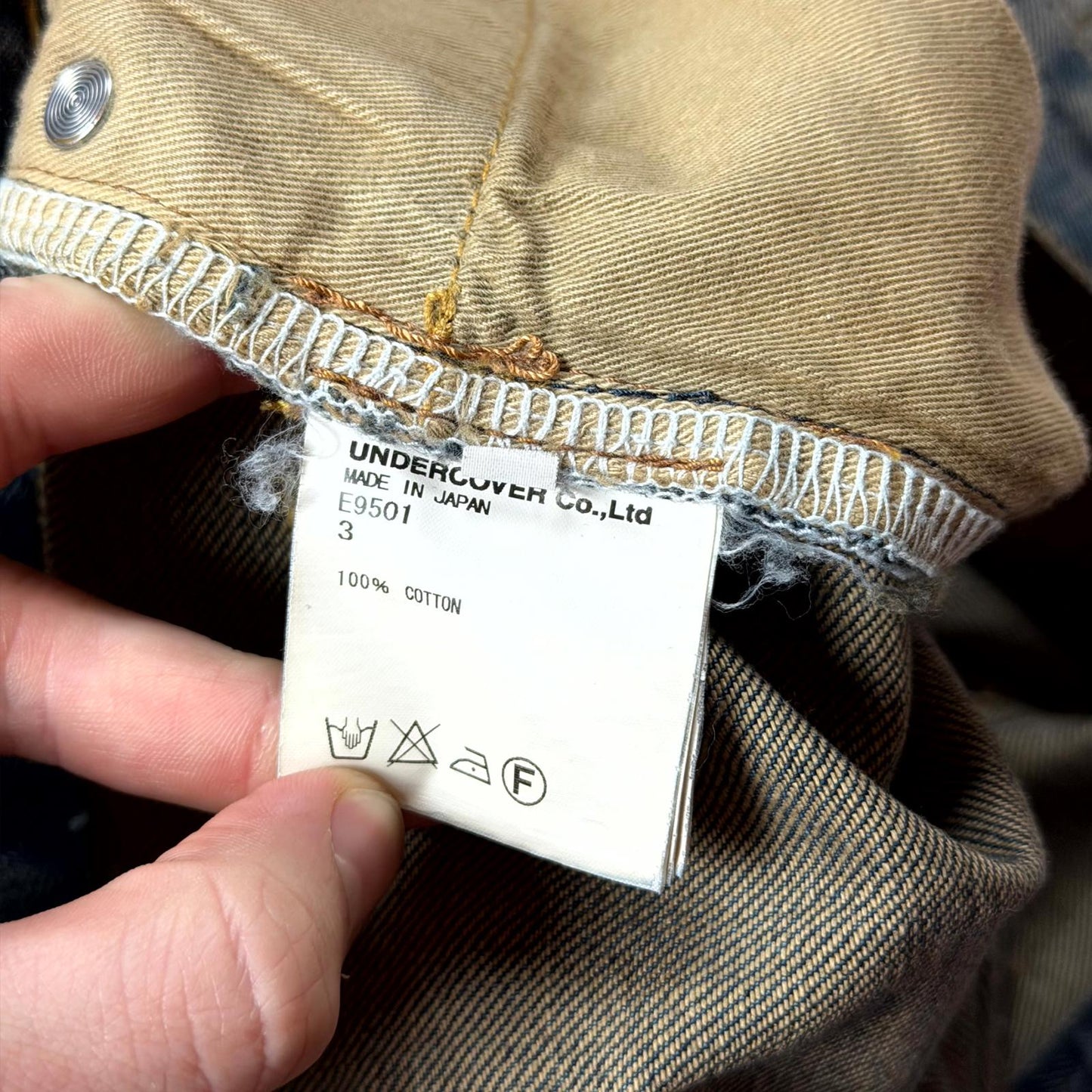 SS10 Undercover Blue Yarn 68 Denim