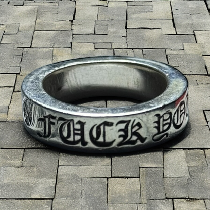 Chrome Hearts 6mm “Fuck You” Ring