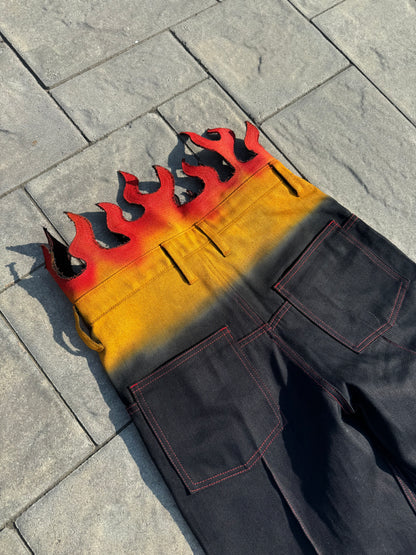 Tender Person Flame Bootcut Denim