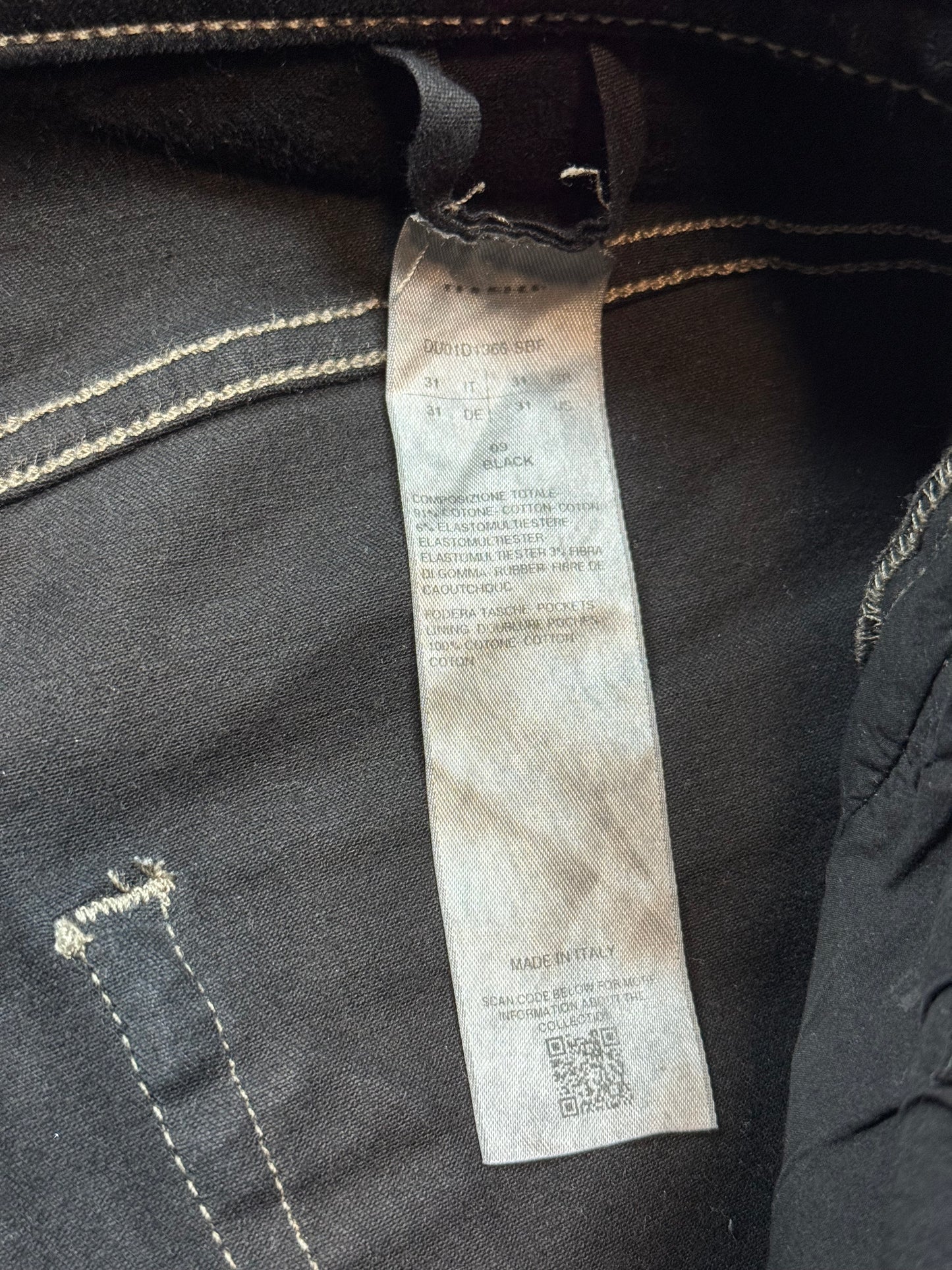 Rick Owens Waxed Detroit Cut Denim