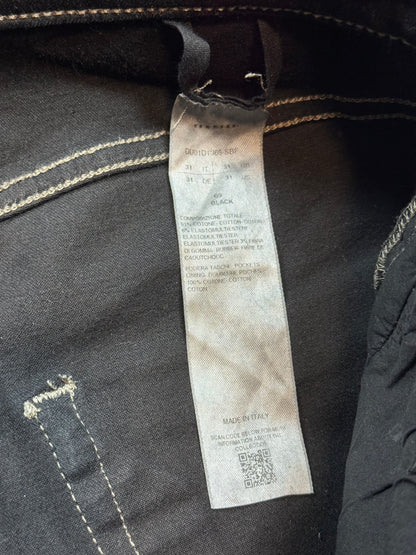 Rick Owens Waxed Detroit Cut Denim