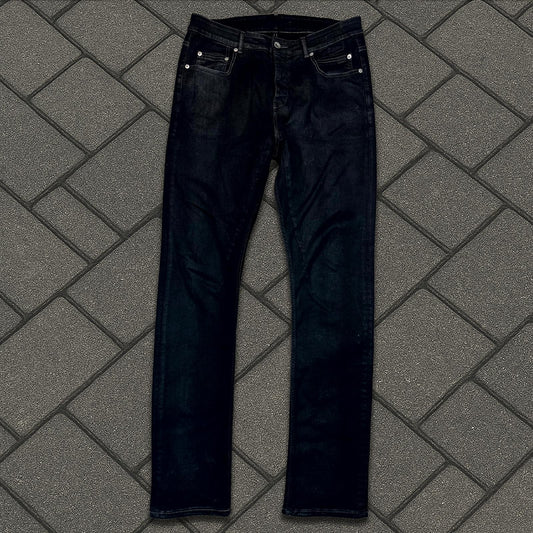 Rick Owens Drkshdw Light Wax Detroit Cut Denim