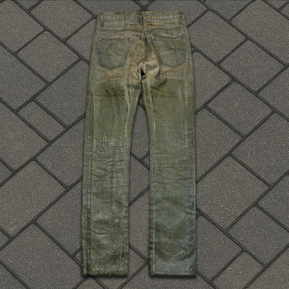 SS04 Dior Homme Waxed Bleu Clair Denim