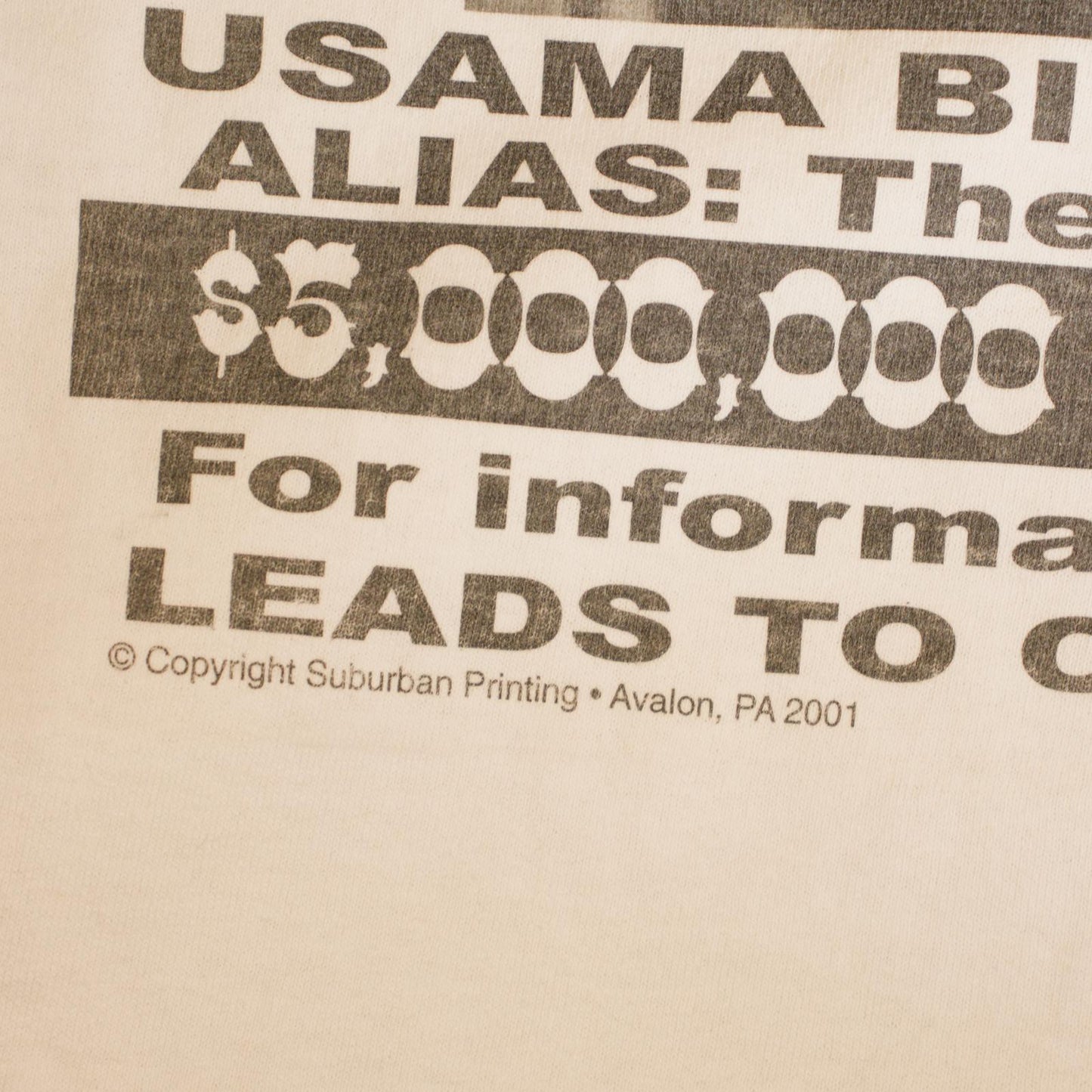 2001 Osama bin Laden Coward Tee