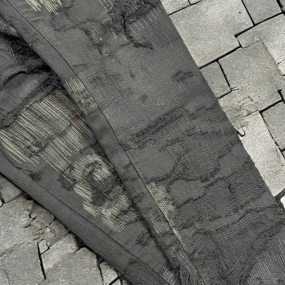 AW05 Undercover “Arts & Crafts” 85 Black Boro Denim