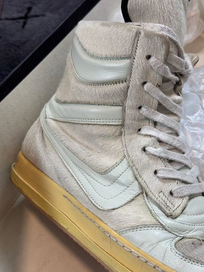 FW08 Rick Owens Pony Hair Milk Dunks