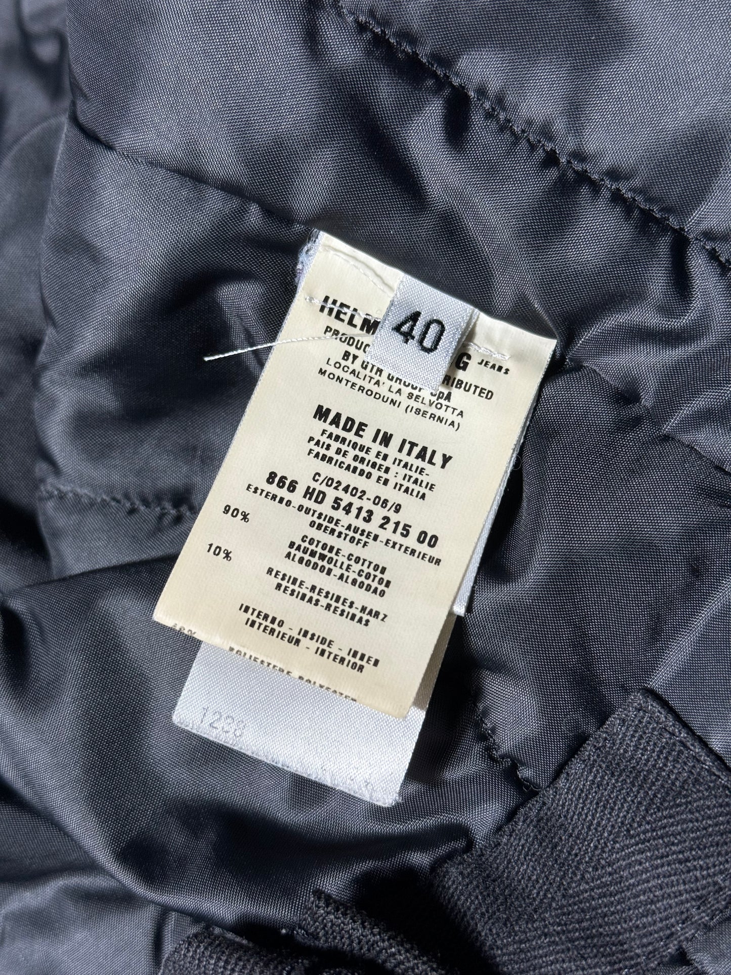 AW99 Helmut Lang Moleskin Astro Jacket