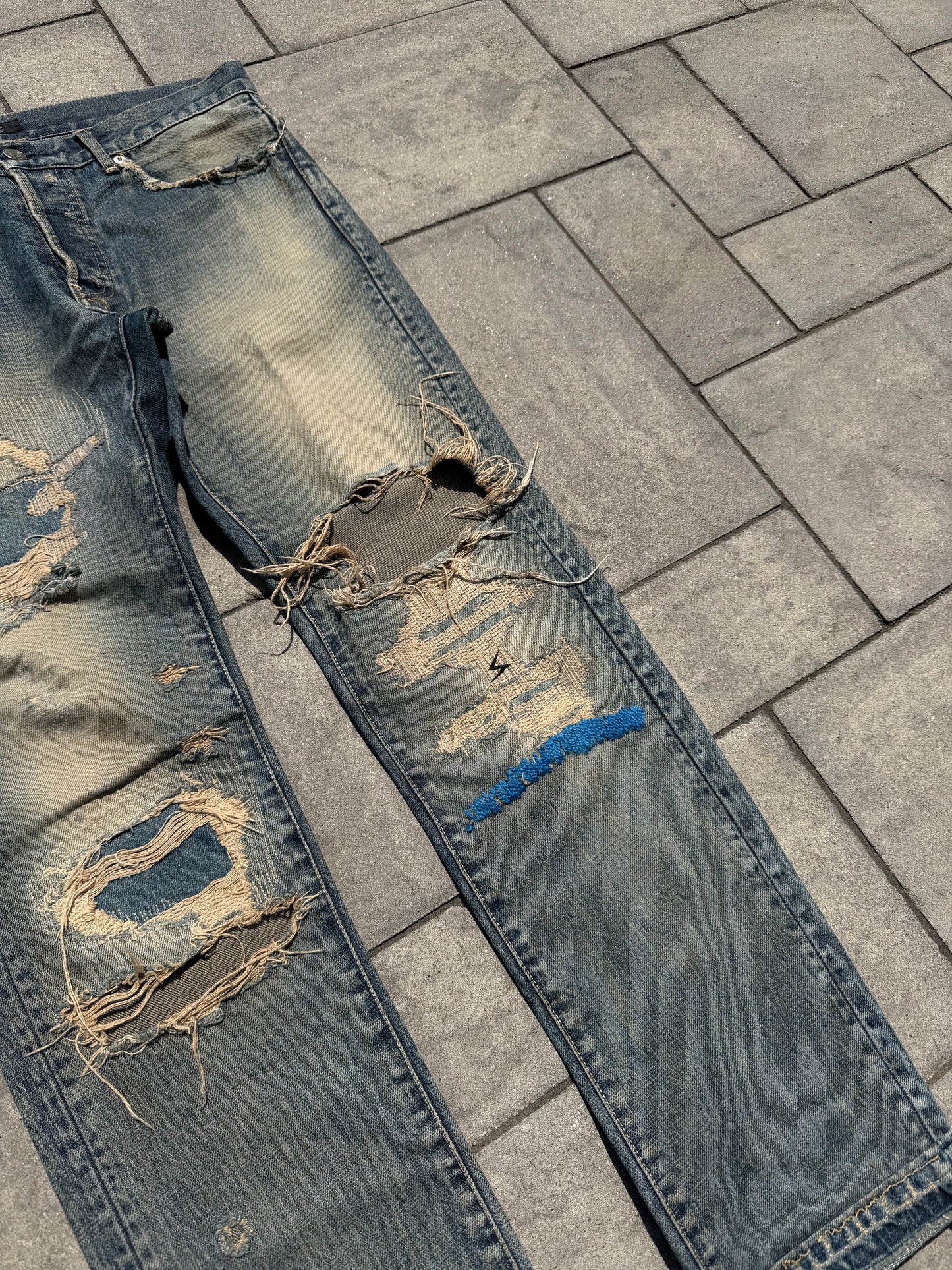 SS10 Undercover Blue Yarn 68 Denim