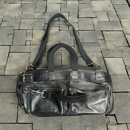 AW06 Dior Homme Leather Deville Duffel Bag